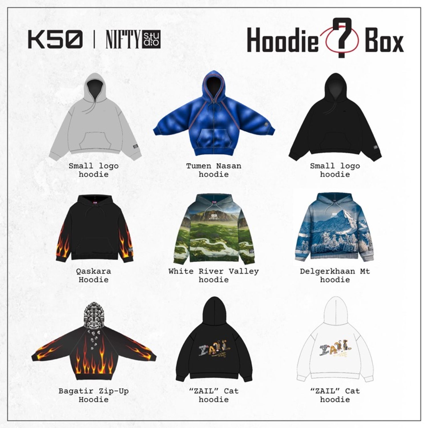 Silver Hoodie Box