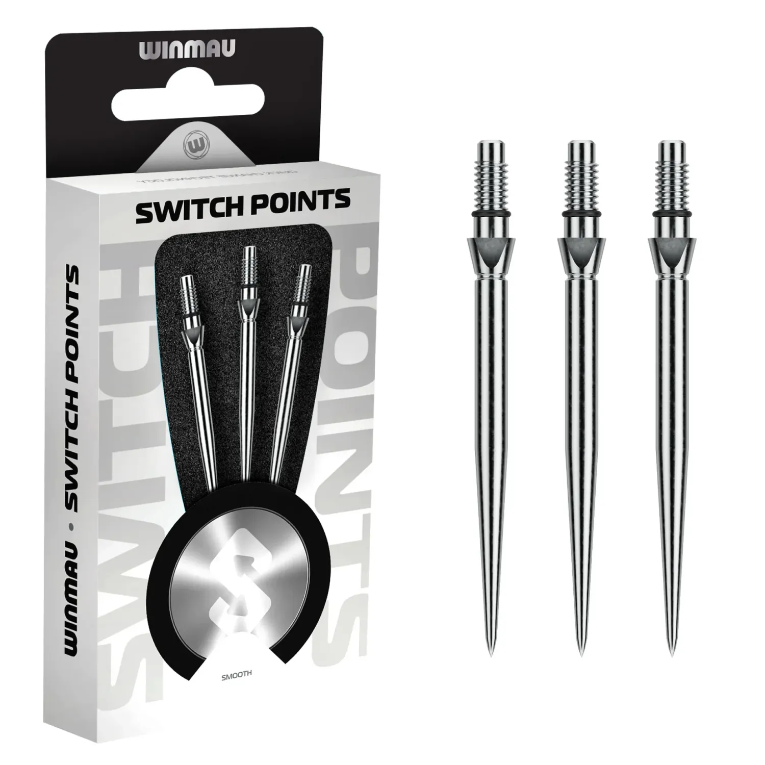 WINMAU Switch Points - Smooth Silver