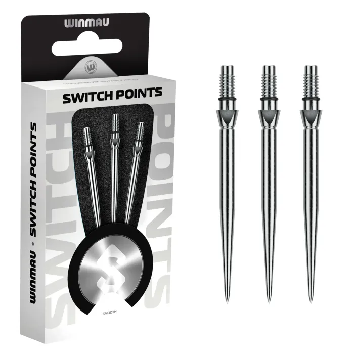 WINMAU Switch Points - Smooth Silver