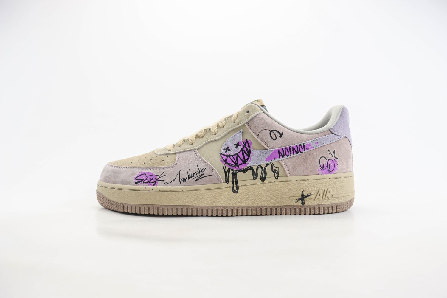  Nk Air Force 1 Low Purple Taro Demon