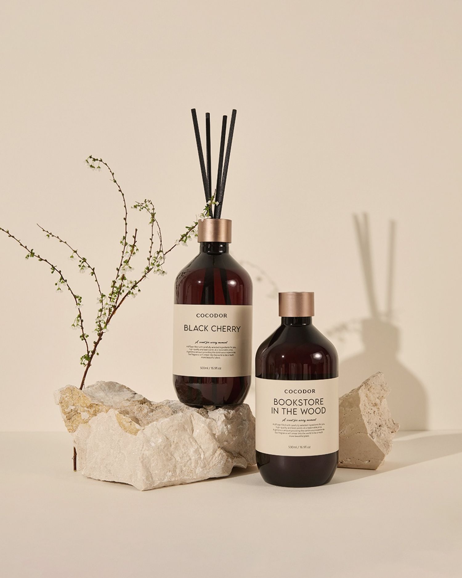 Cocodor Premium Diffuser (500mlx2) - Минимал савлагаатай тансаг үнэртэн 2-тай сет