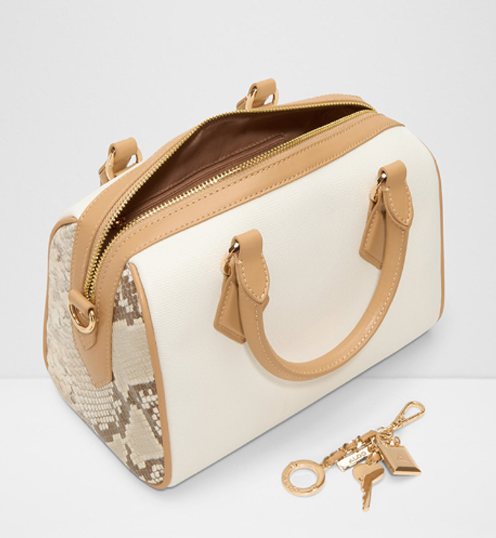 MYKAH-253-Tan Multi-L City Handbags