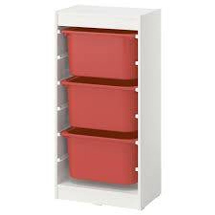 TROFAST /46*30*95/ 1 эгнээ тавиур цагаан