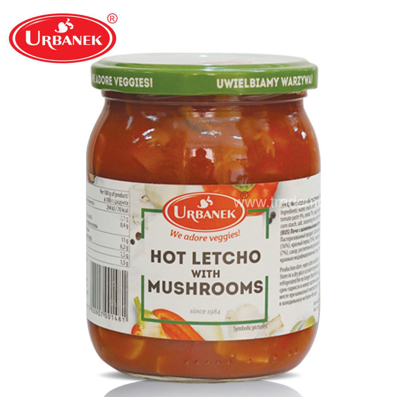 Лечо Урбанек  мөөгтэй 510гр