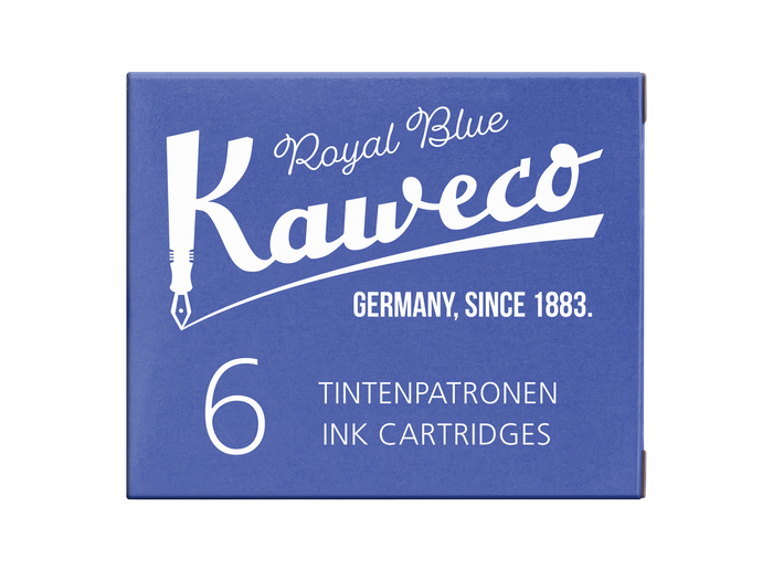 Kaweco Ink Cartridges 6 Pieces Royal Blue