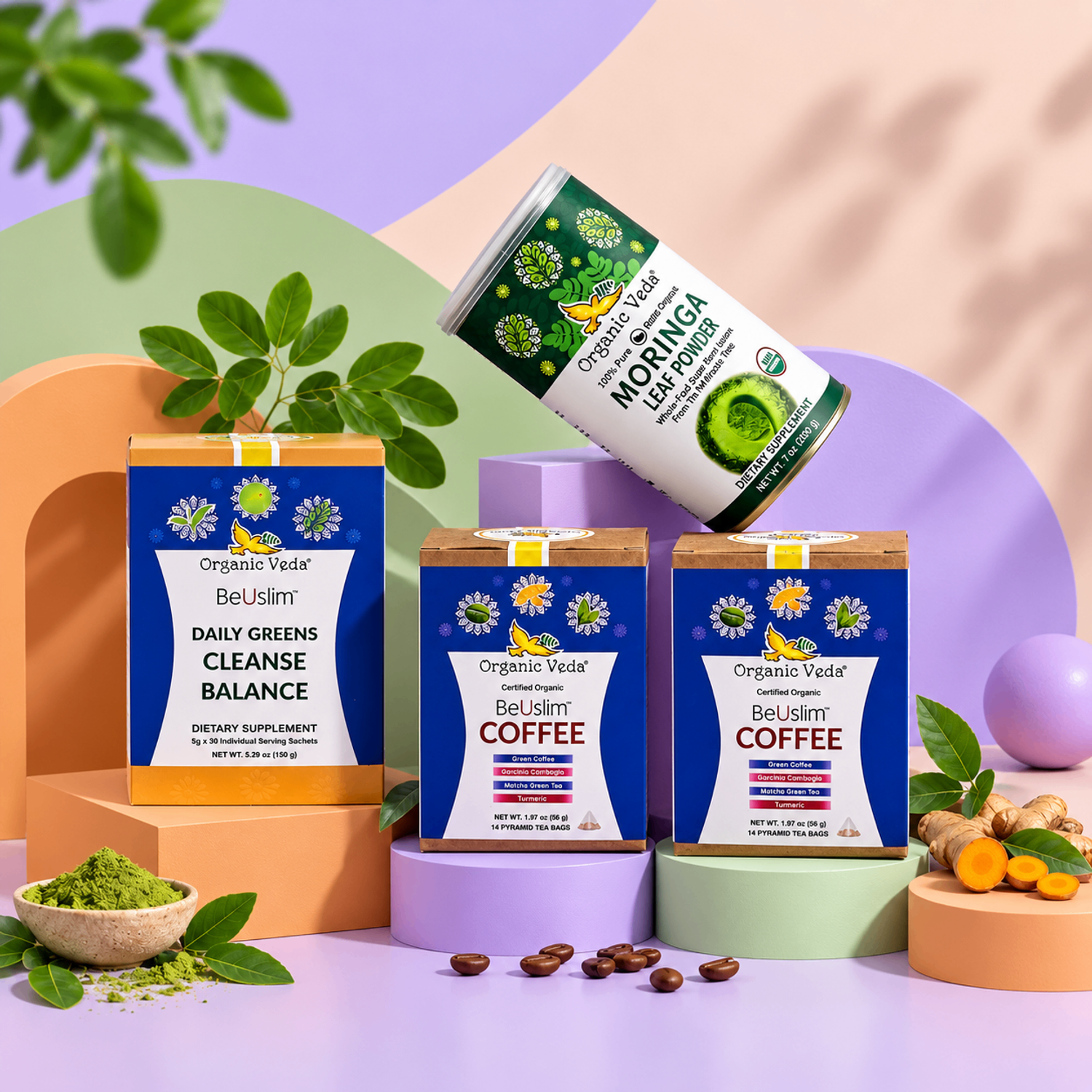Organic Veda 30-Day Weight Management & Vitality Bundle