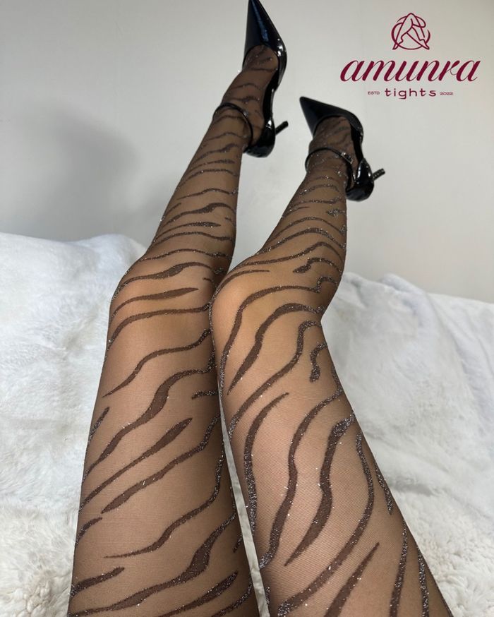 Zebra Brown Tights