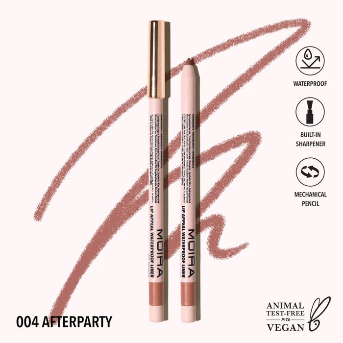 Moira lip appeal waterproof liner /004/ after party 