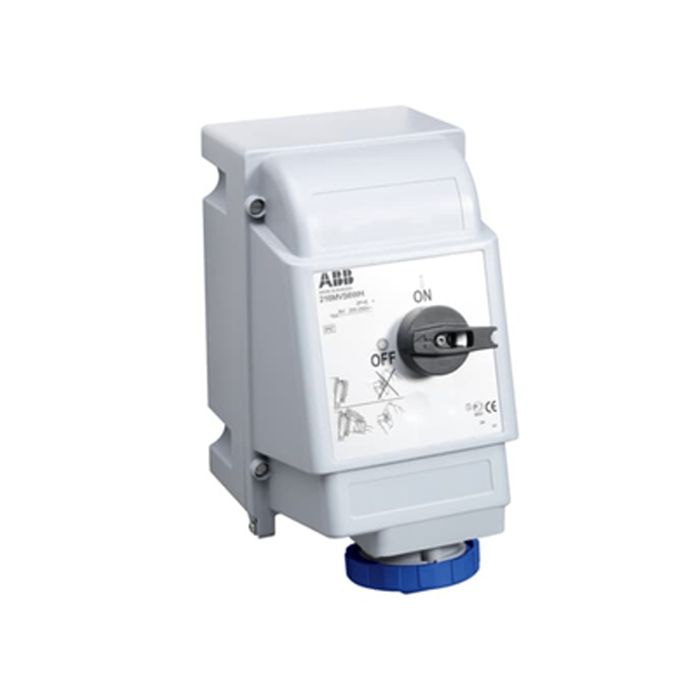 Хүчний розетка 216MVS6WH ABB Switched interlocked socket-outlet 2CMA163257R1000