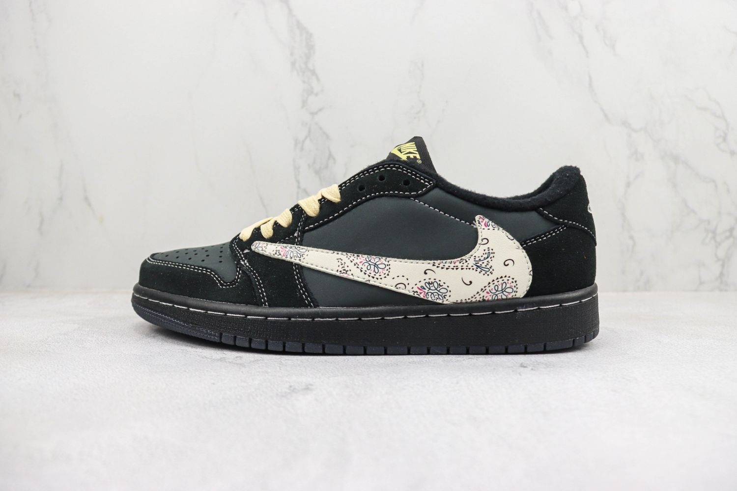 Fragment x TS x Air Jordan 1 Low Black/Anthracite 
