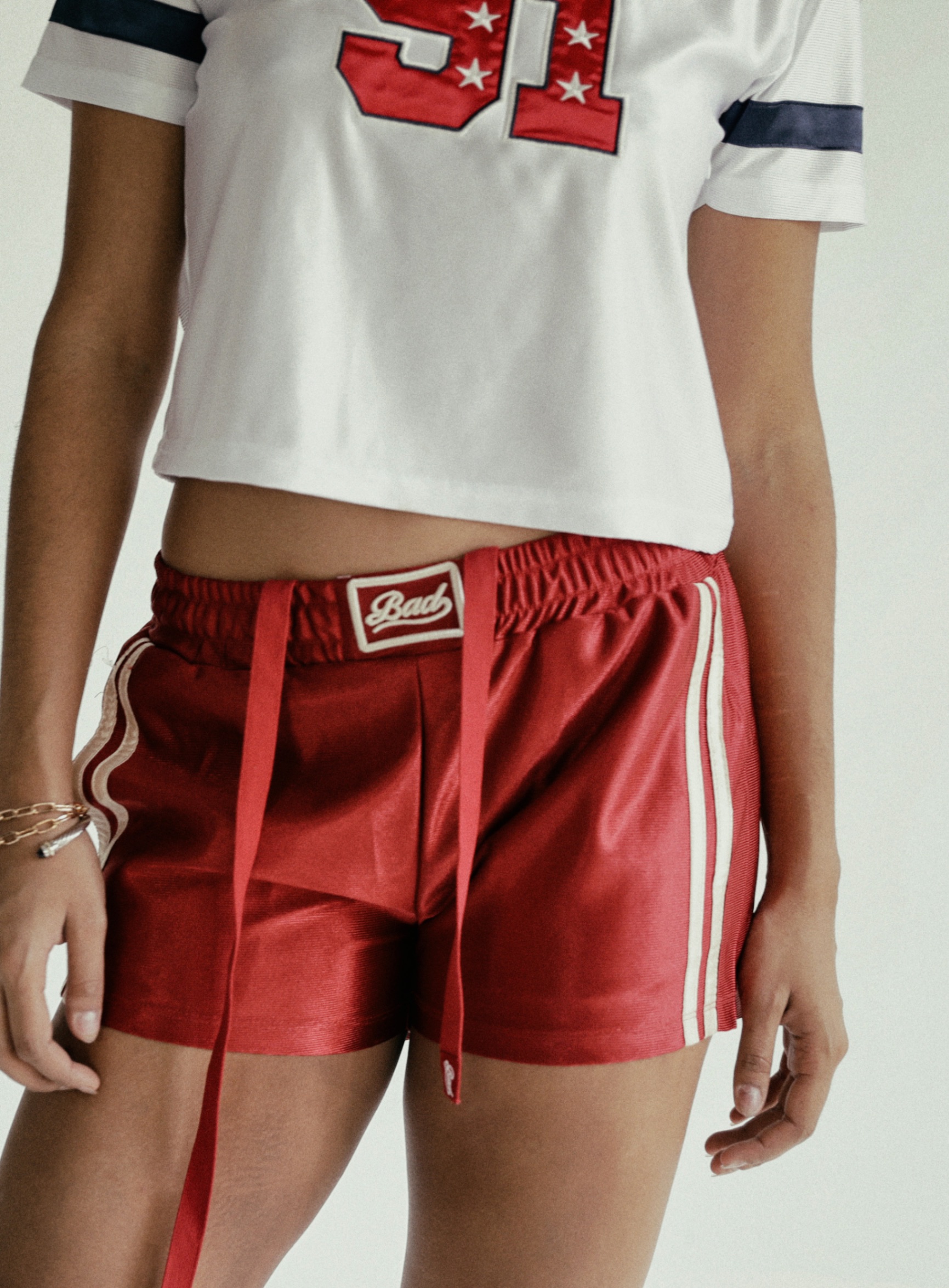 91 Football Shorts - Red