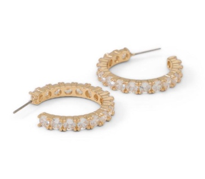 POSTOLIA-972-GOLD/CLEAR MULTI-L Earrings