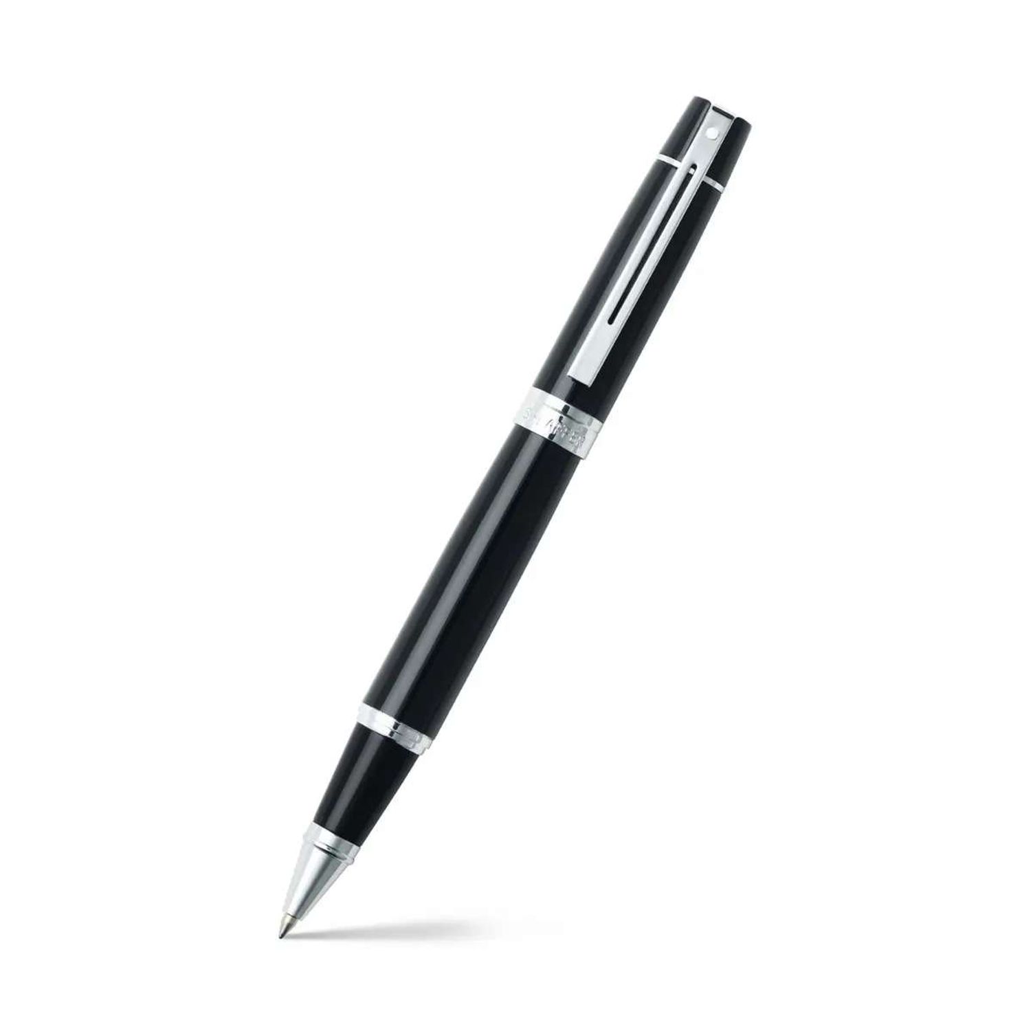 Sheaffer® 300 Glossy Black with Chrome Trims Rollerball Pen 