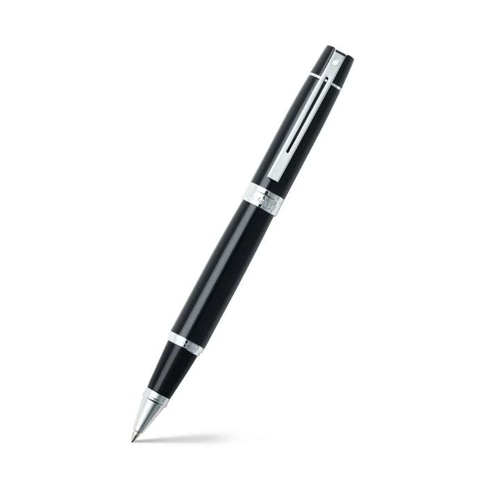 Sheaffer® 300 Glossy Black with Chrome Trims Rollerball Pen 