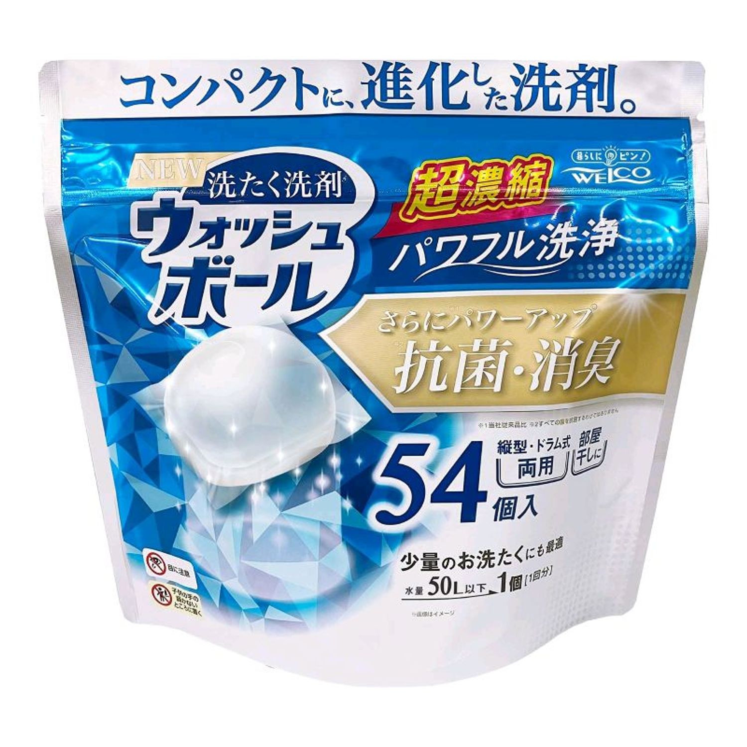 Угаалгын нунтаг Welco 54ш капсул