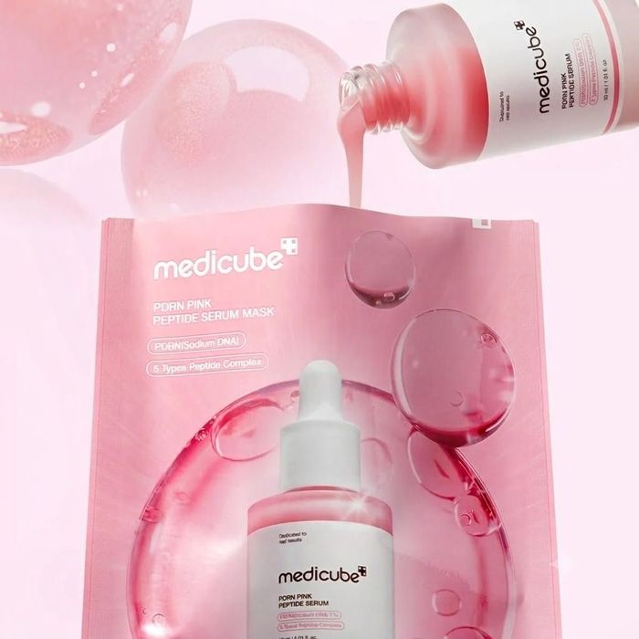 Medicube PDRN Pink Peptide Serum Mask