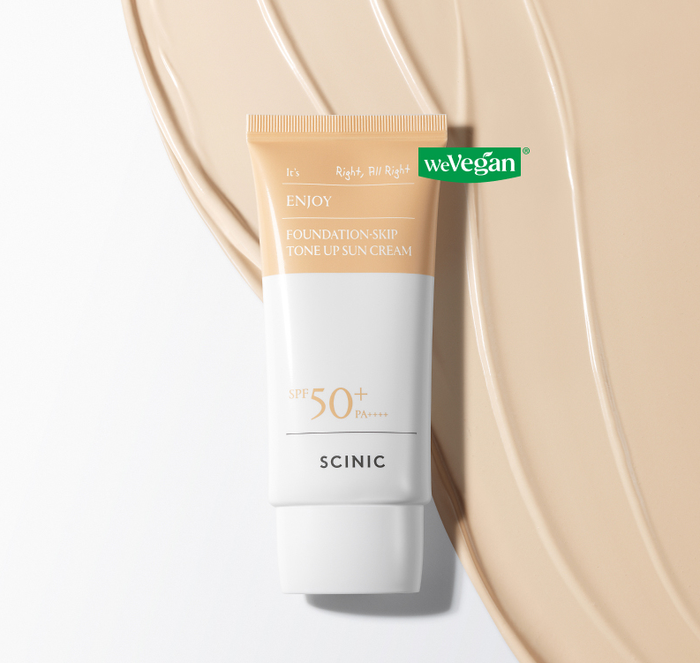 SCINIC FOUNDATION-SKIP TONE UP SUN CREAM 