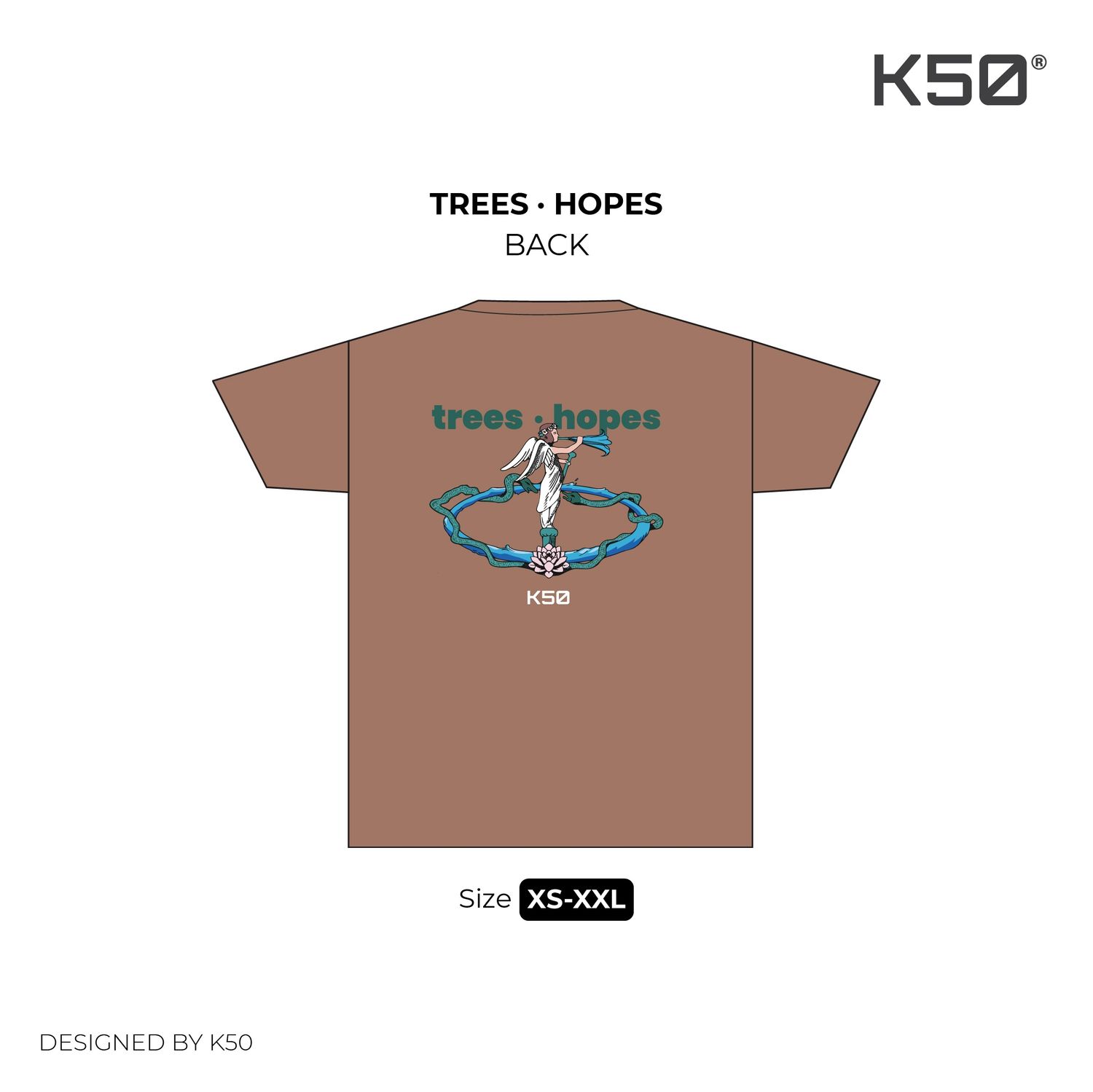 Trees & Hopes T-Shirt / FW25 Peach