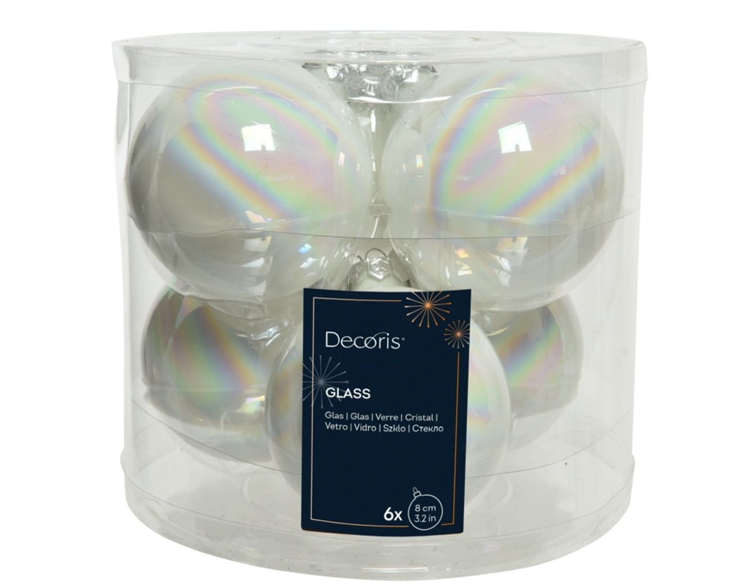 шилэн бөмбөлөг сэт 6ш-диа 8см