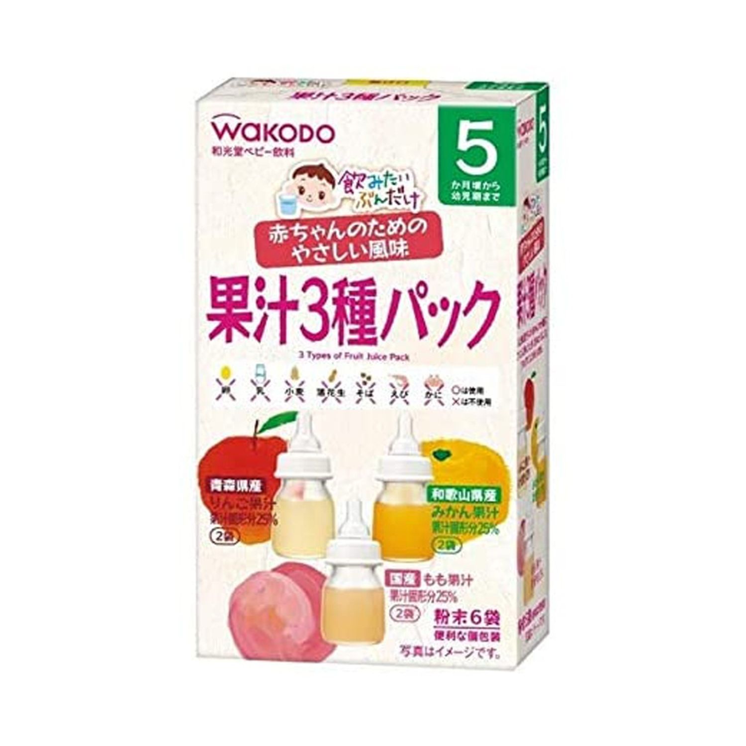 Wakodo Олон жимсний хуурай ундаа +6 сар