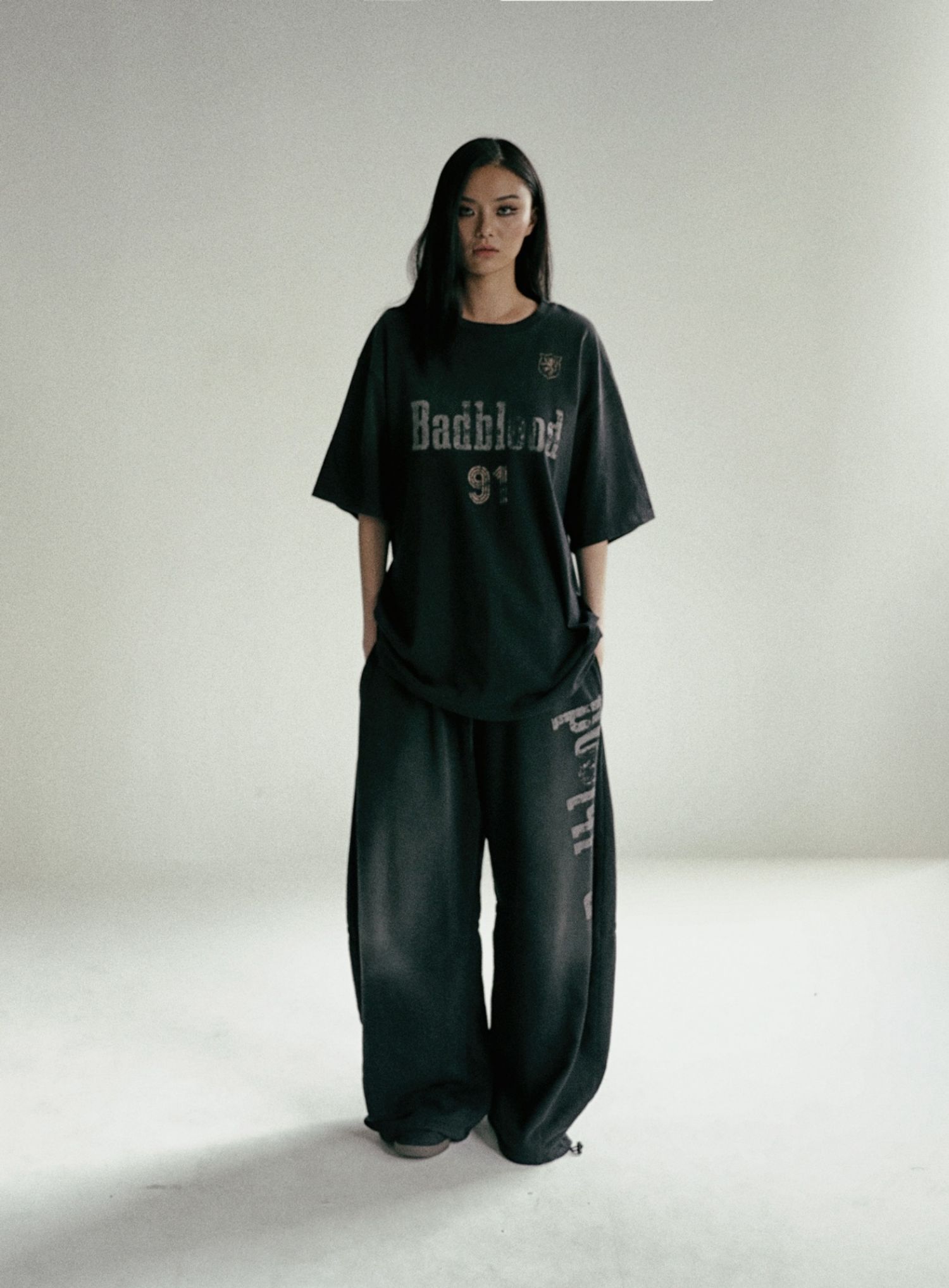 Sun Faded 2 1/2 T-Shirt - Black