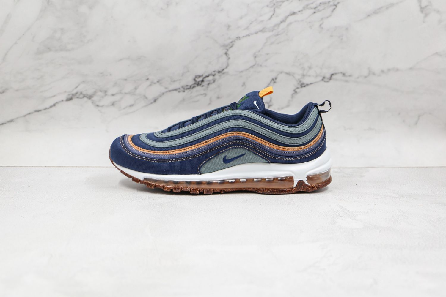 Nike Air Max 97 Cork Hasta Obsidian Thunder Blue Bucktan 
