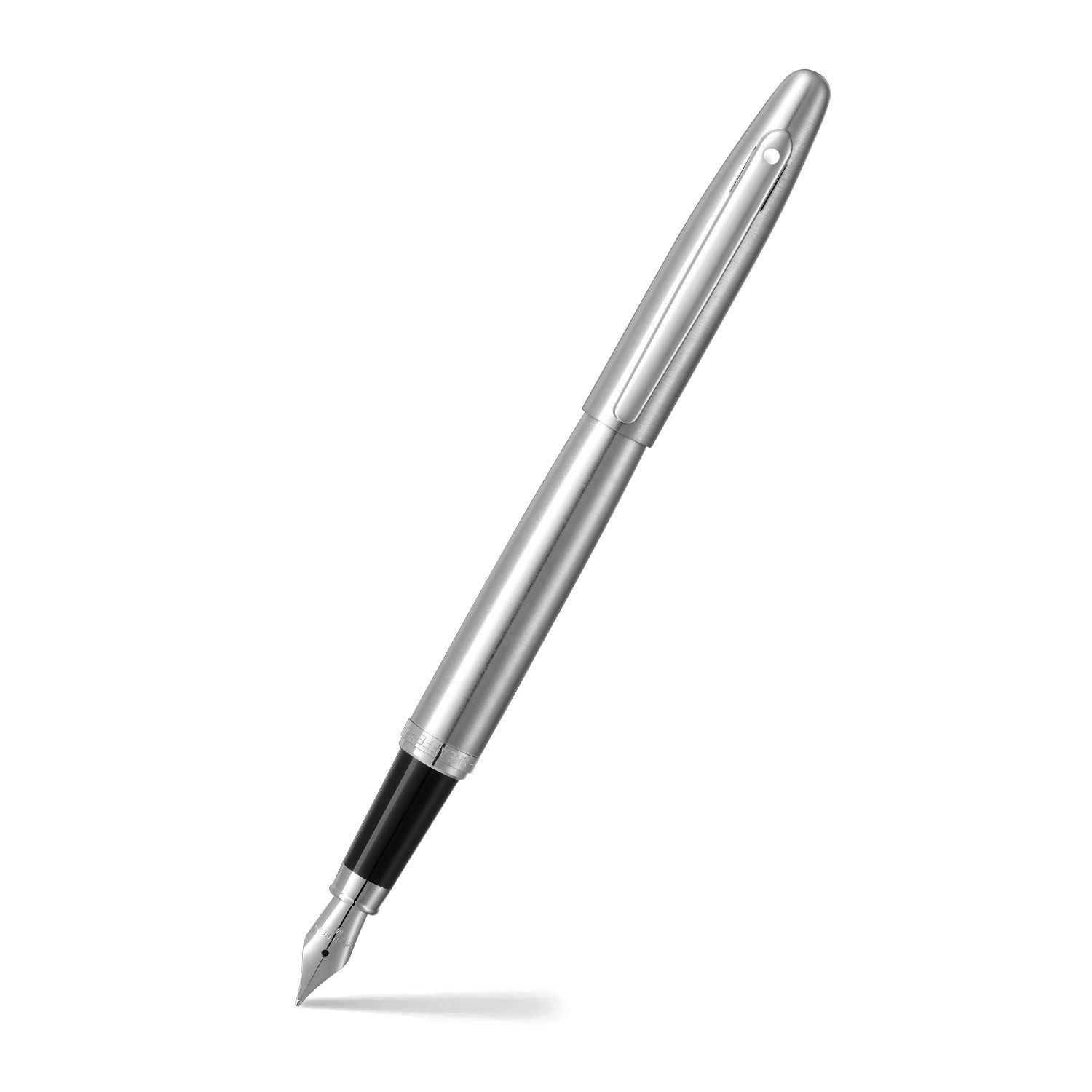 PEN SHEAFFER VFM E9426 BRUSHED CHROME WITH CHROME TRIMS MEDIUM FP