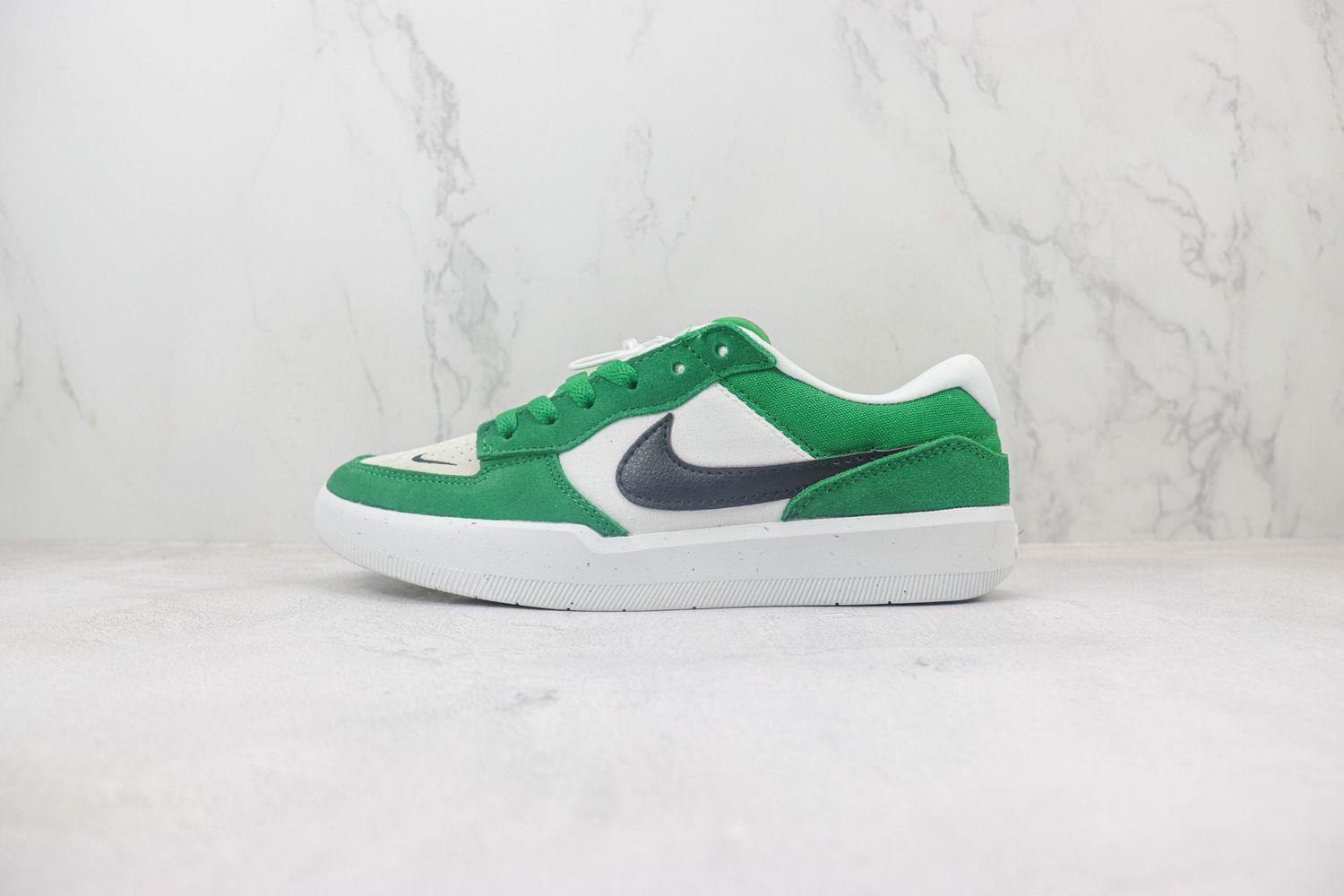 Nike SB Force 58 Shoes Pine Green/Black/White-White