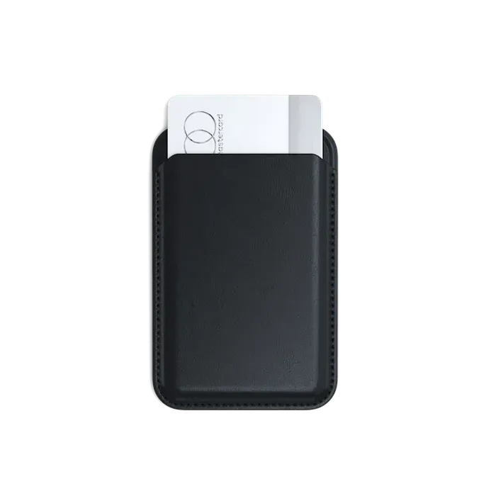 Leather Magnetic Wallet Stand