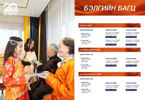 Цагаан сарын бэлгийн багц
