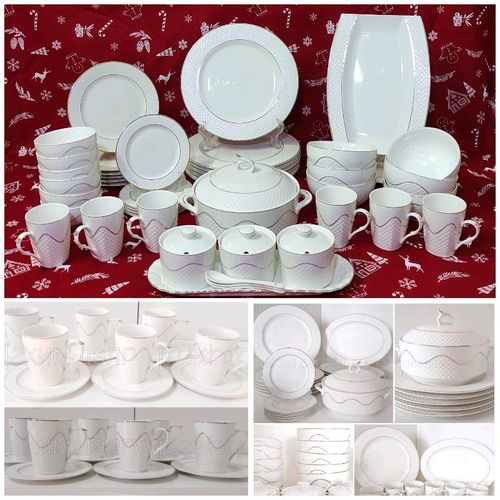 Хоол цайны аяга тавагны 6хүний 38 ш тэй сүүн цагаан ком