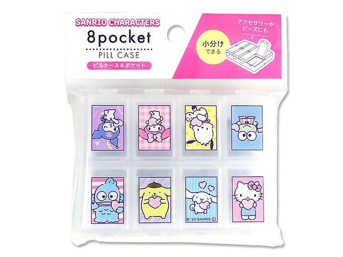 8 тасалгаатай эмийн сав-Sanrio