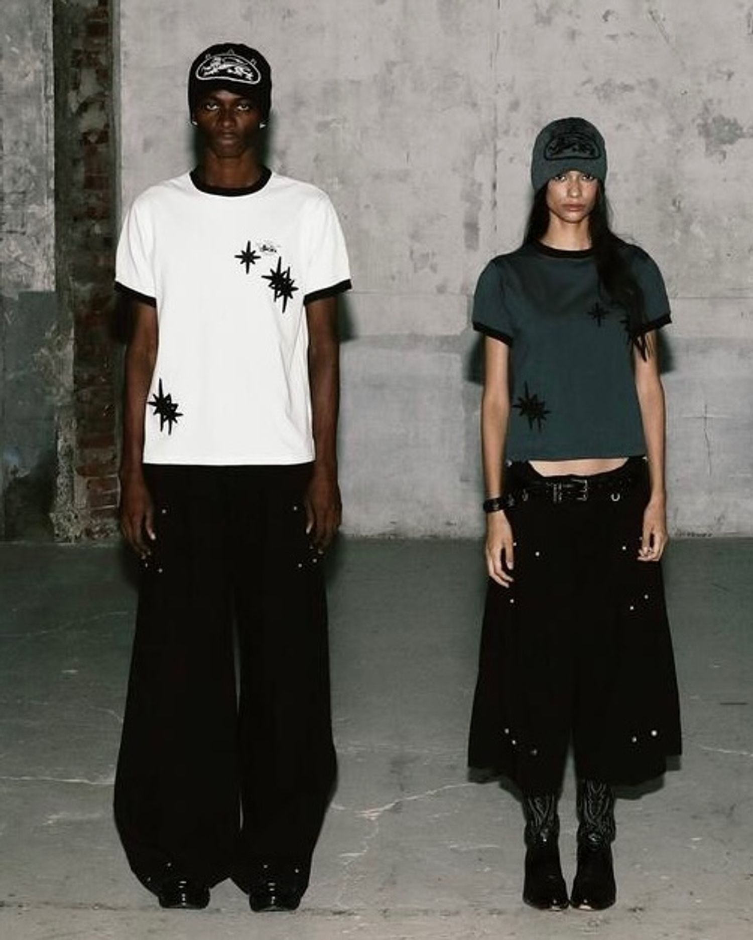 Cosmo Multi Patch Ringer T-Shirt 