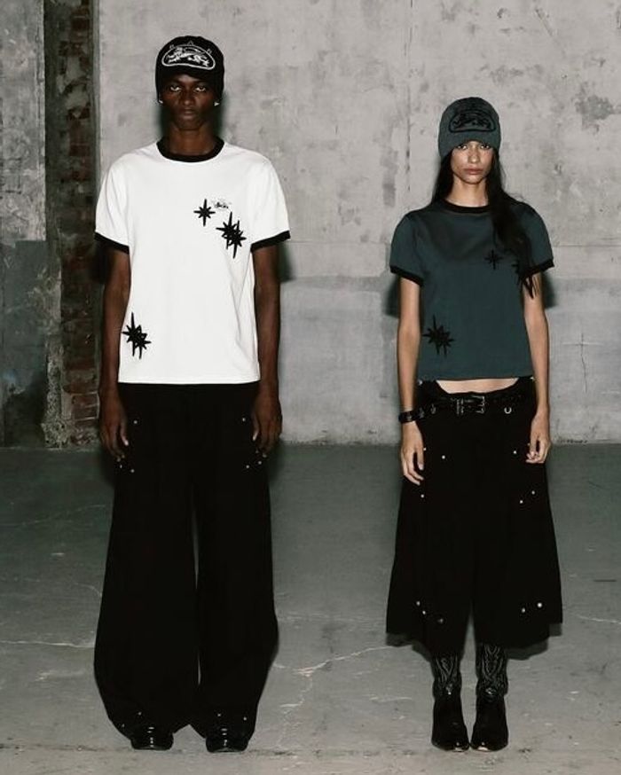 Cosmo Multi Patch Ringer T-Shirt 