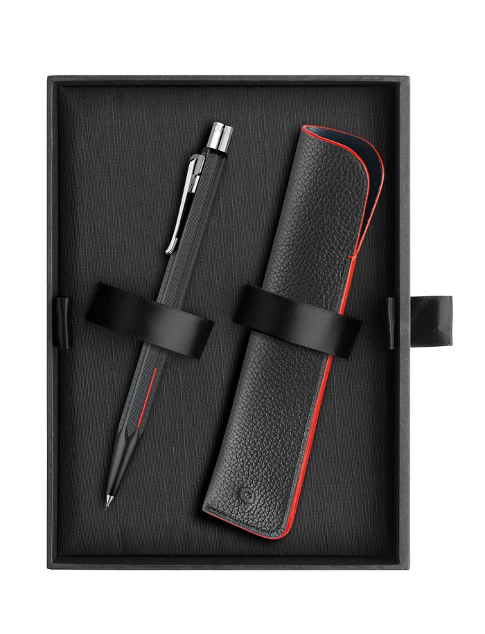 Caran d'Ache  ECRIDOR™ RACING Mechanical Pencil & Leather Case Set