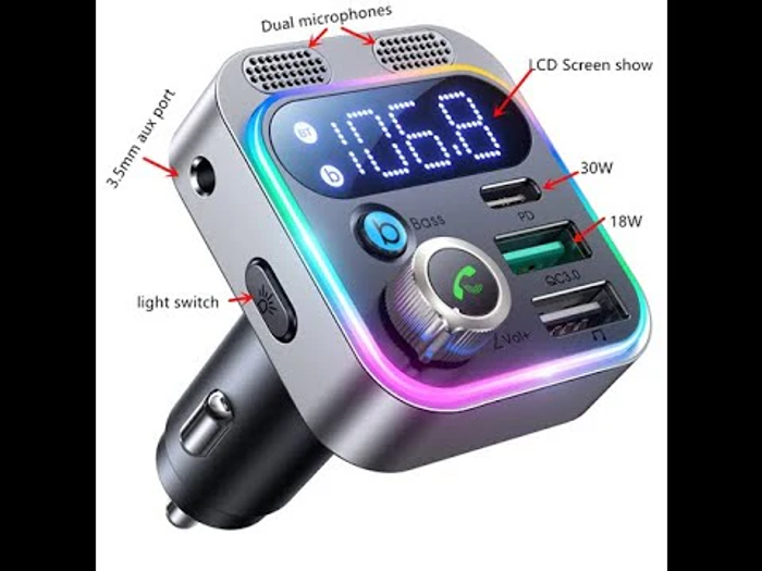 Joyroom | Машины цэнэглэгч 48W /bluetooth-тэй/