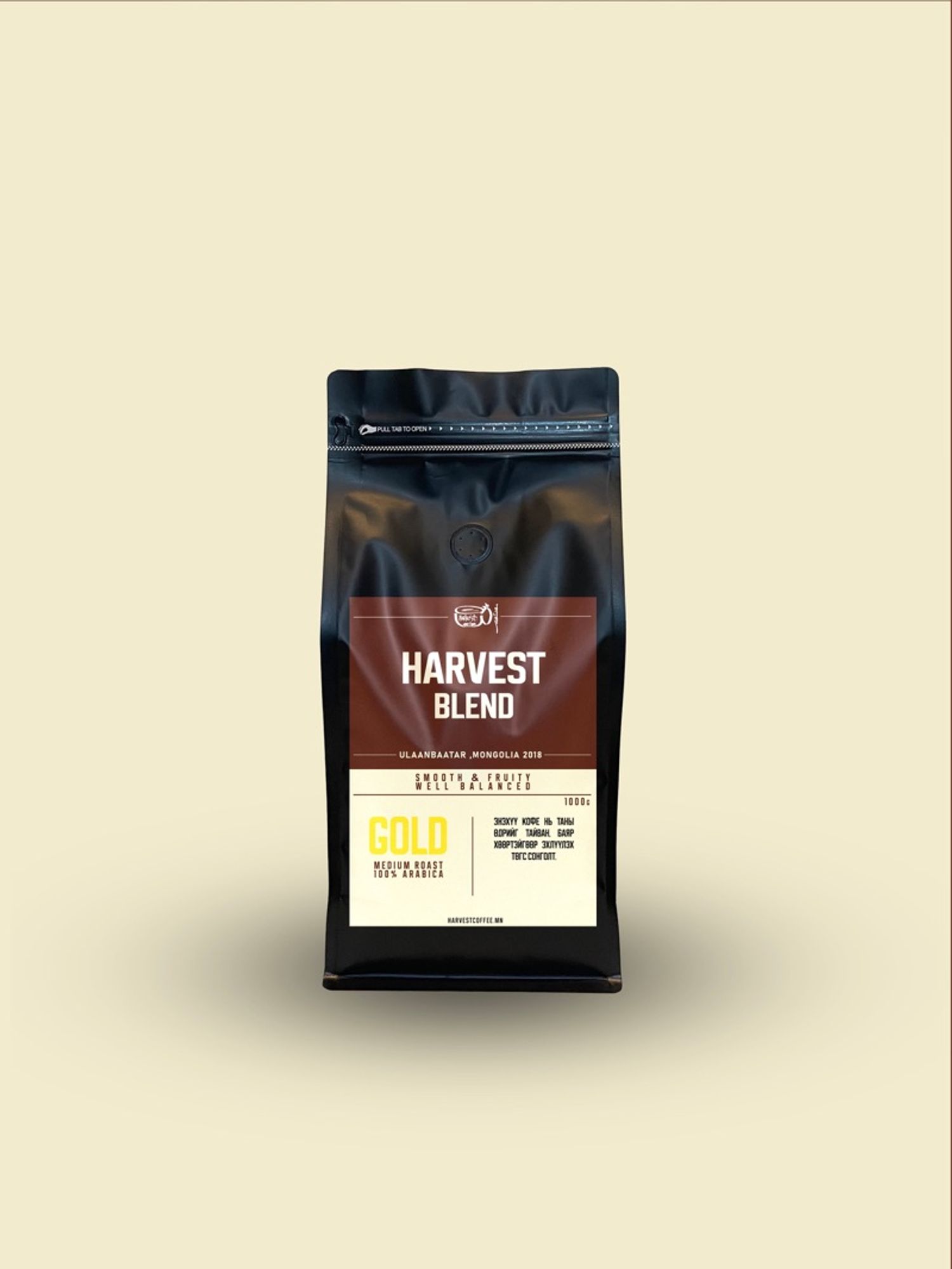 HARVEST COFFEE / GOLD BLEND / MEDIUM 1000G