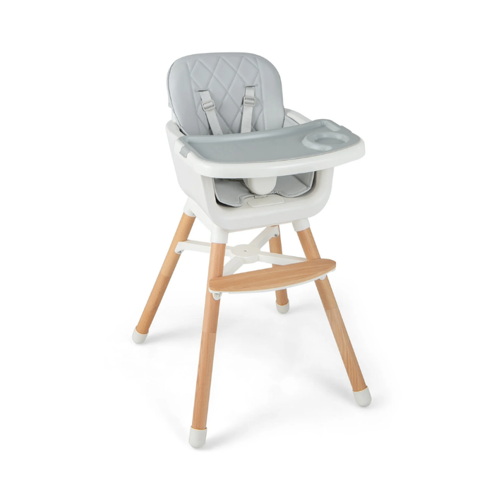 Модон хоолны ширээ, 6+ сар - Grey