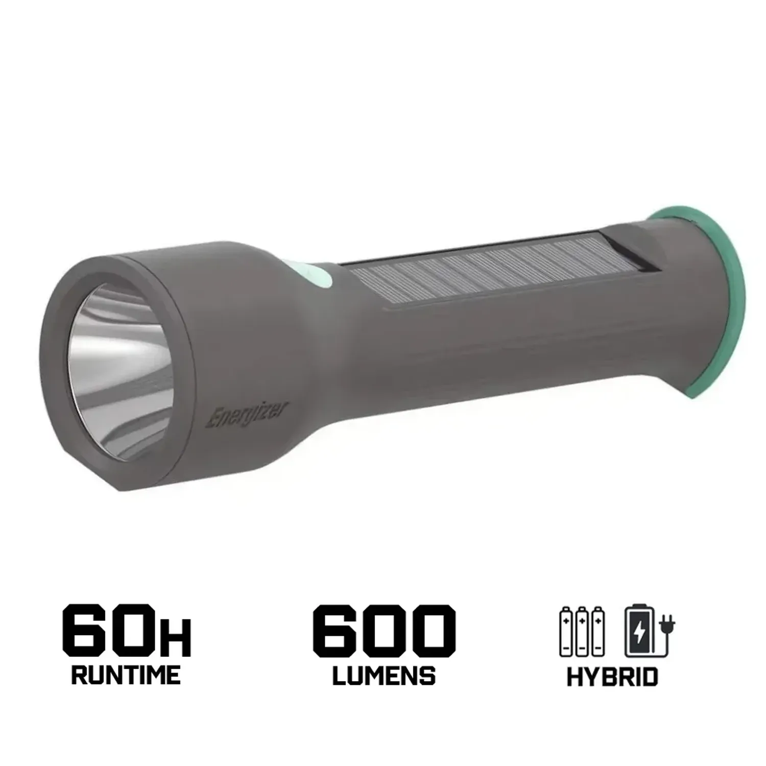 Energizer Hybrid Solar Flashlight 600 Lumens