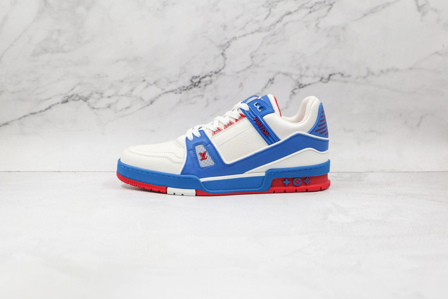 Louis Vuitton Trainers 'White/ blue/ red' 