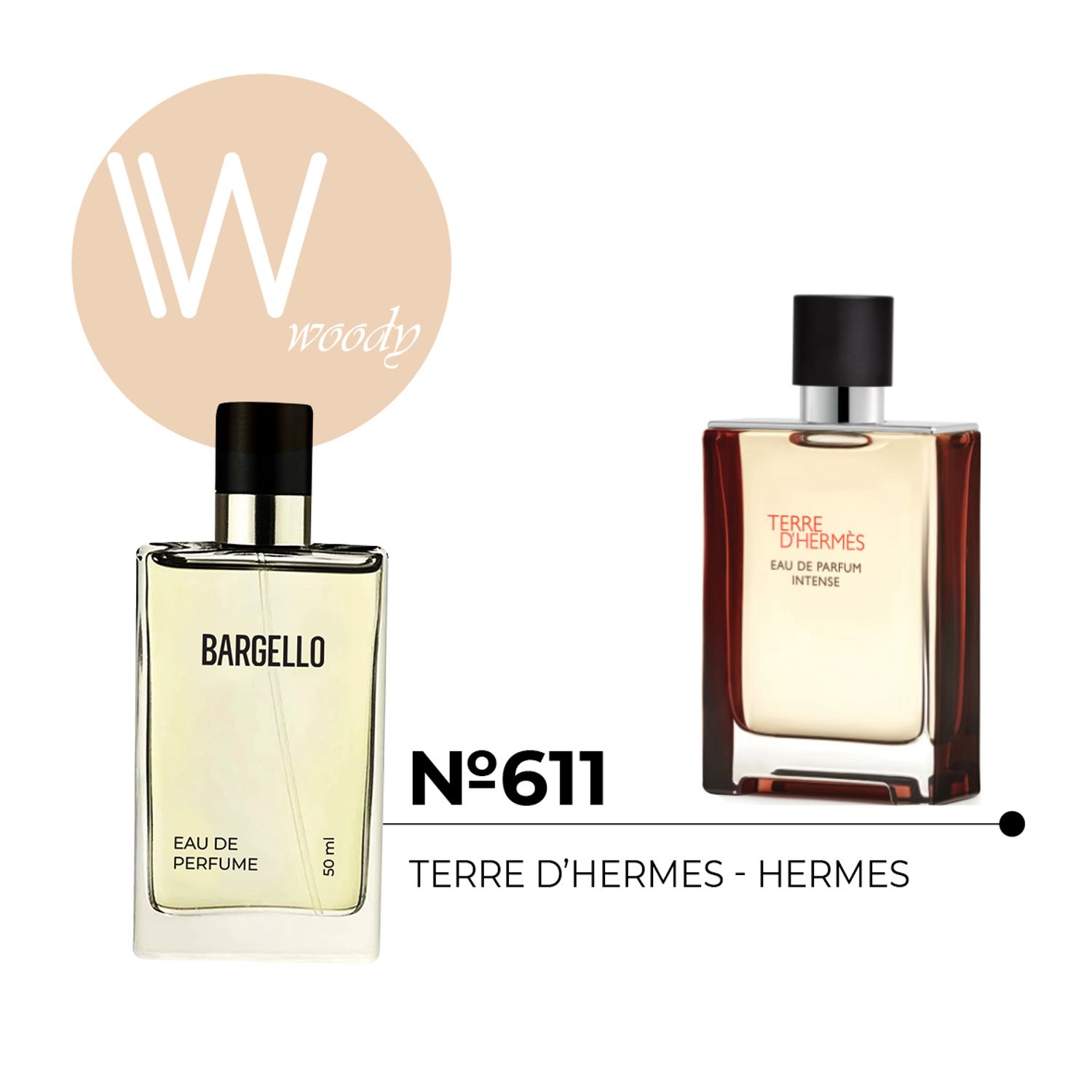 №611 for man 50 ml /Hermes- Terre D  /