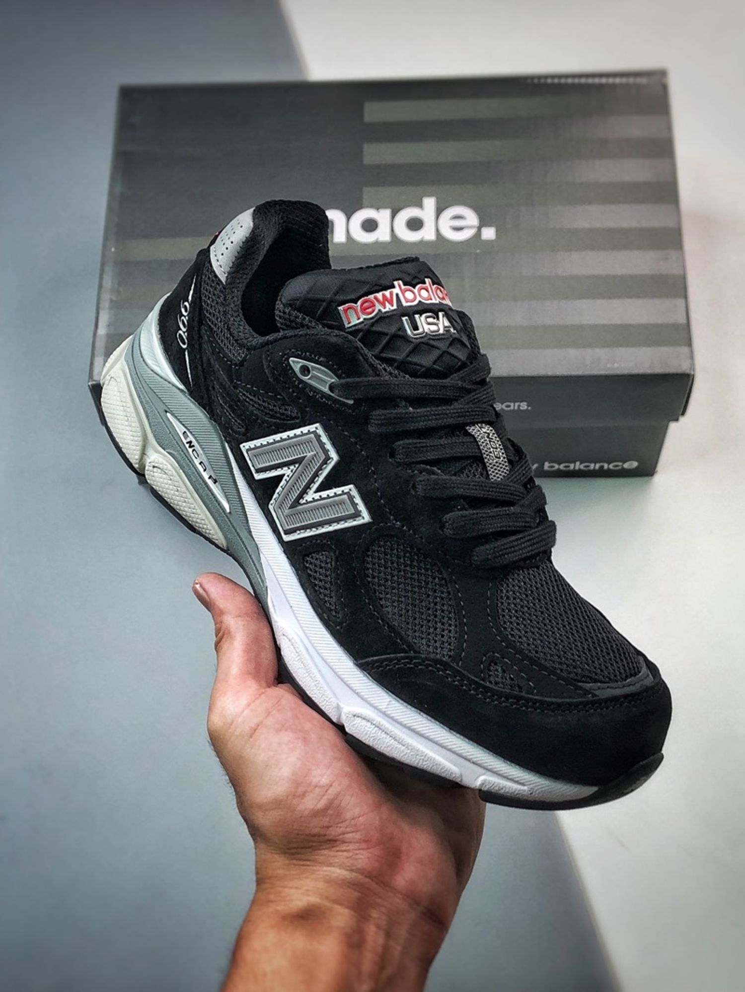 New Balance 990 V3 “Kith Black”