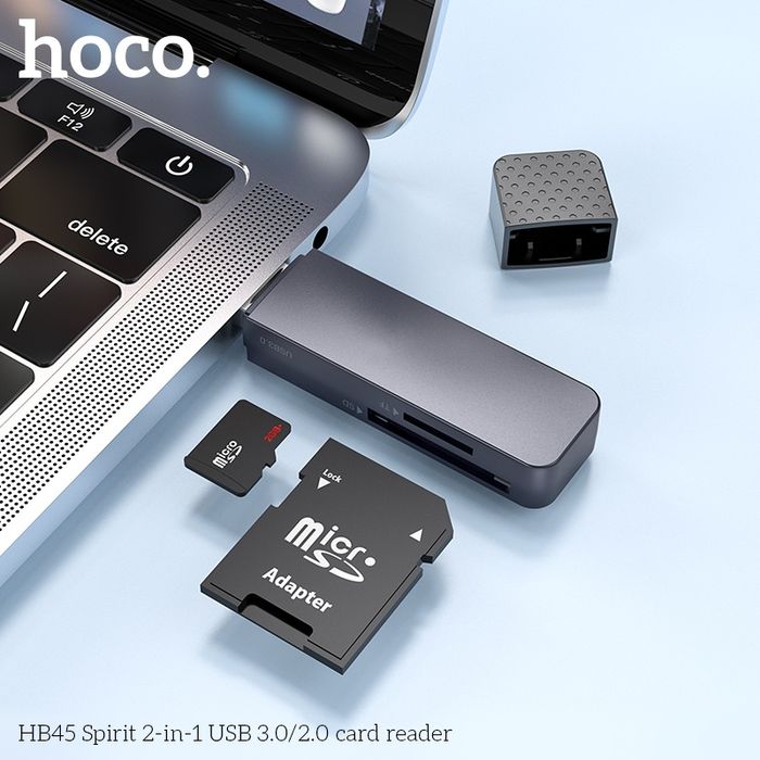 Hoco HB45 Хос Оролттой Карт Уншигч (USB 2.0) 