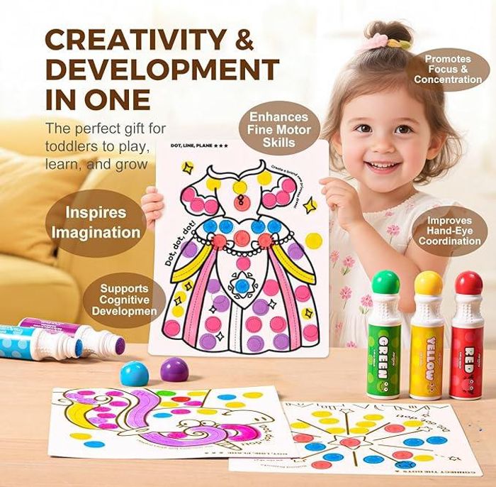 Dot Markers Kit 6 - Цэгэн фломастерын багц 6ш 