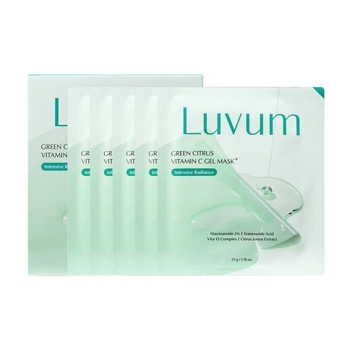 Luvum Green citrus vitamin c gel mask 