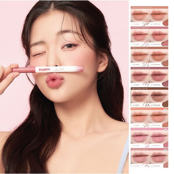 IPKN Fluffy Lip Pencil - Уруул Хүрээлэгчтэй Байгалийн Мэт Харагдуулах Уруулын Будаг
