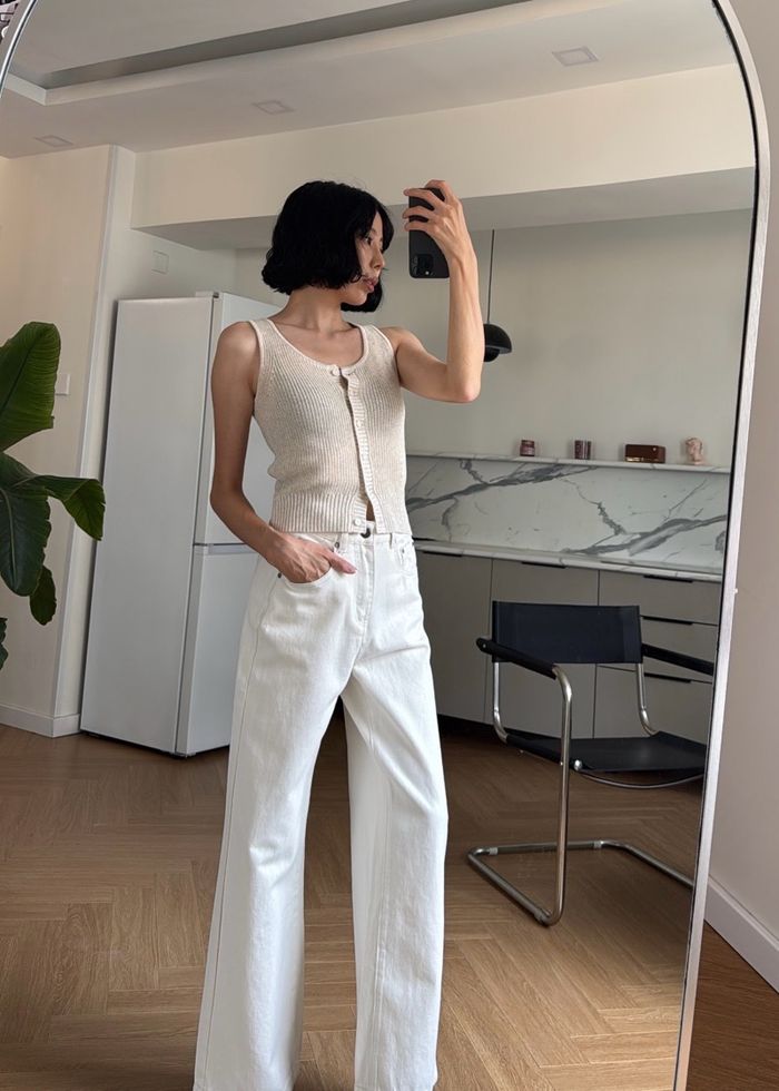 U-neck Vest (beige)