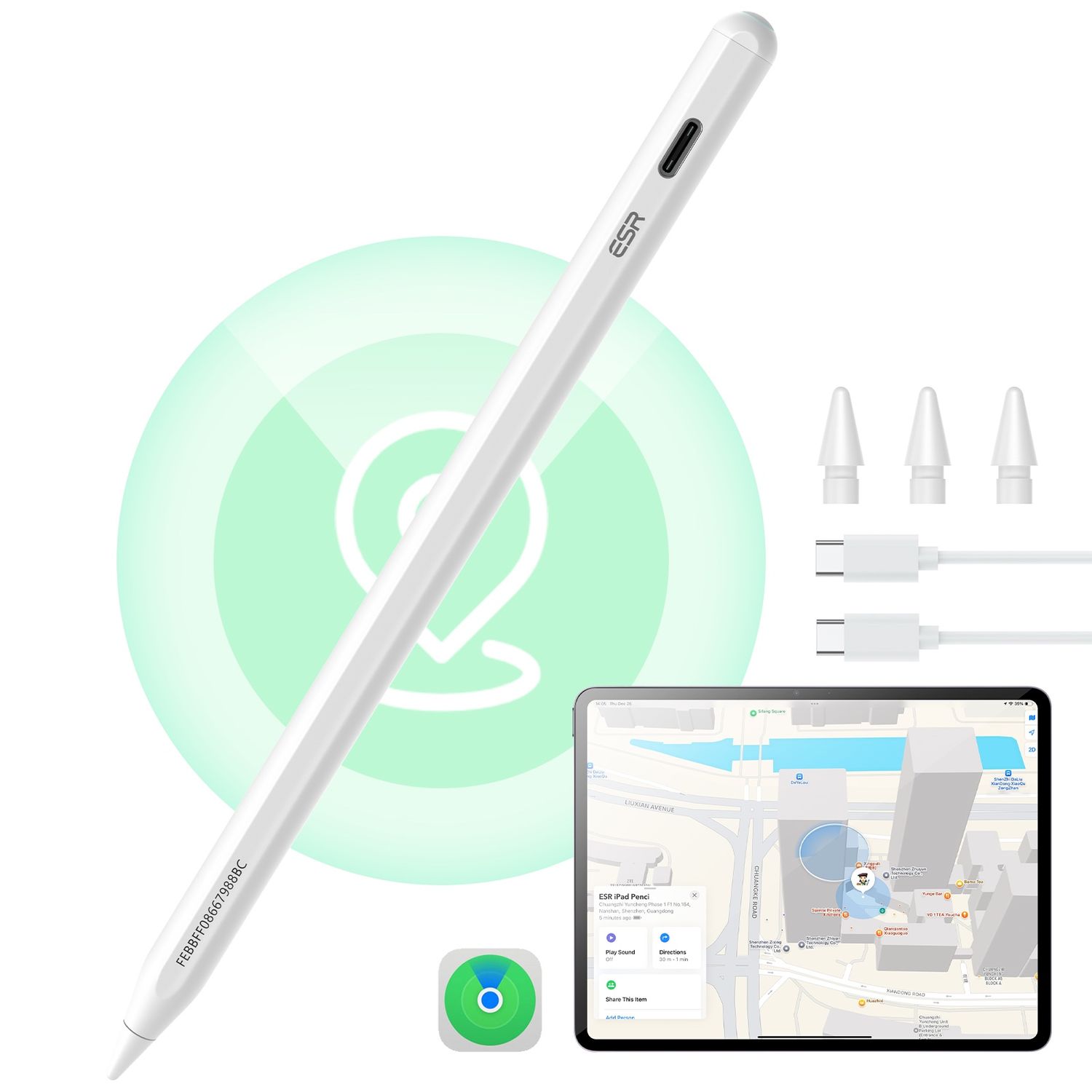 Geo Digital Pencil – Find My дэмждэг дижитал үзэг