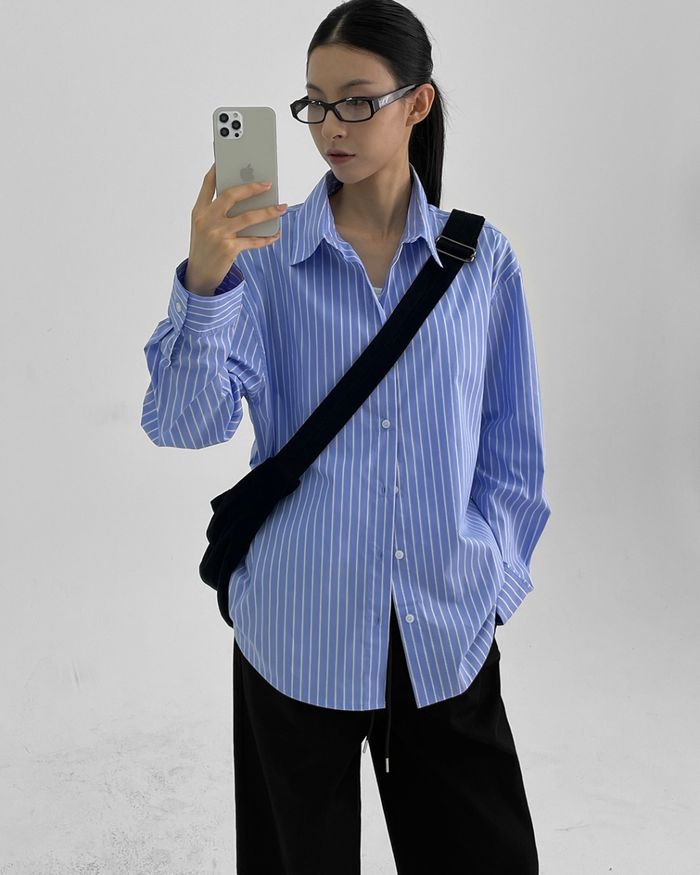 Pickman Stripe Loose Fit Shirt