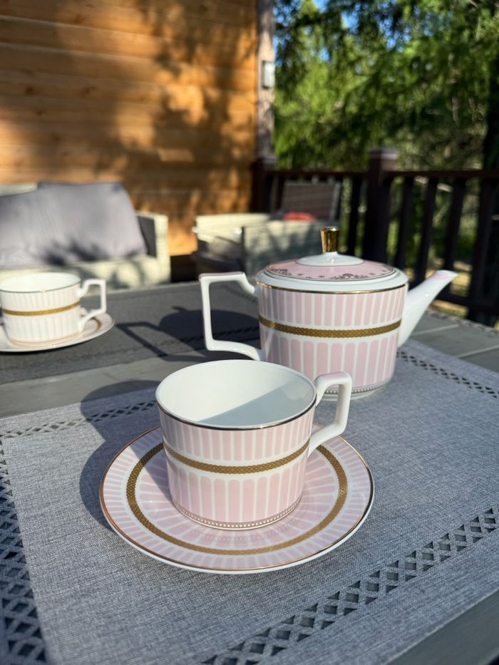 4 хүний гангар шаазан цайны сэт 